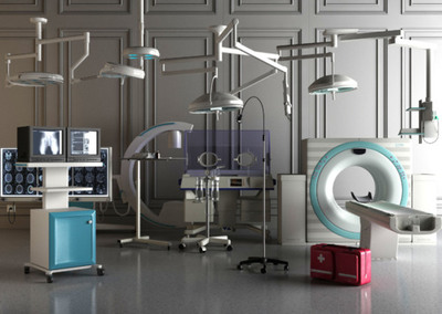 現代醫院病房 病床 康復室 輸液室 護理病房 醫療設備 觀察室 ICU 醫院內部 手術室